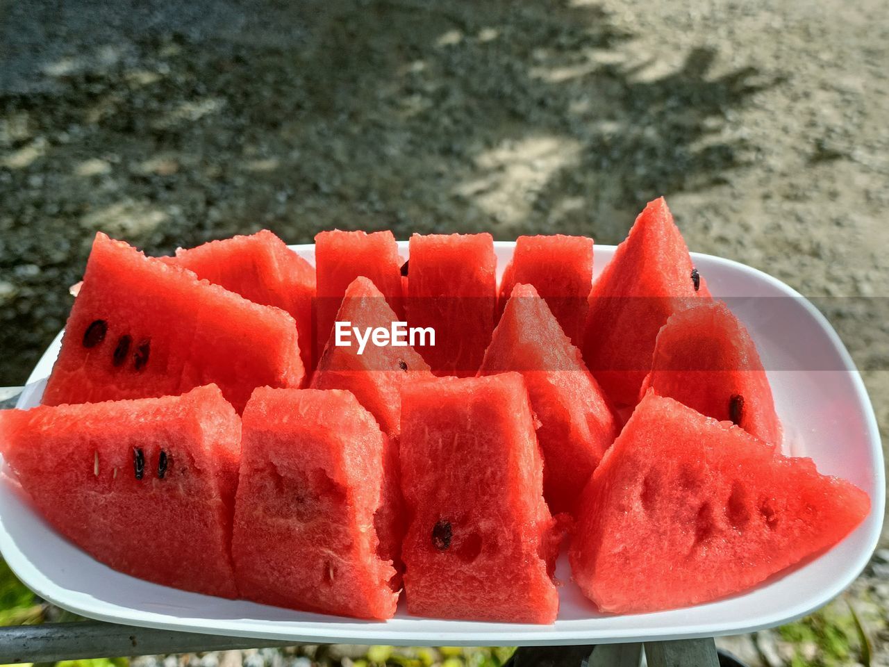 watermelon, melon, food and drink, food, plant, produce, fruit, healthy eating, freshness, red, wellbeing, no people, plate, slice, day, summer, sweet food, close-up, focus on foreground, berry, nature, sweet, outdoors, strawberry, dessert, juicy
