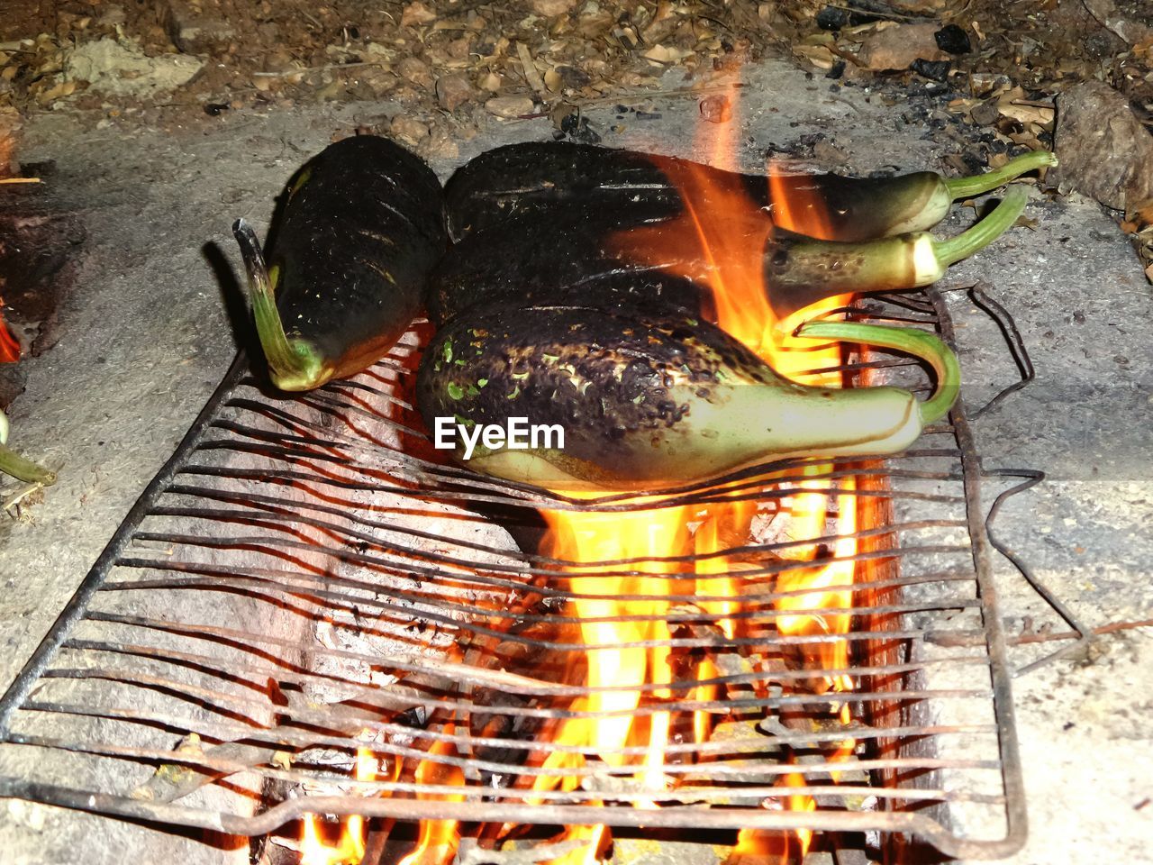 flame, heat - temperature, barbecue, barbecue grill, food, burning, grilled, food and drink, no people, meat, roasted, outdoors, fire pit, day, close-up, freshness