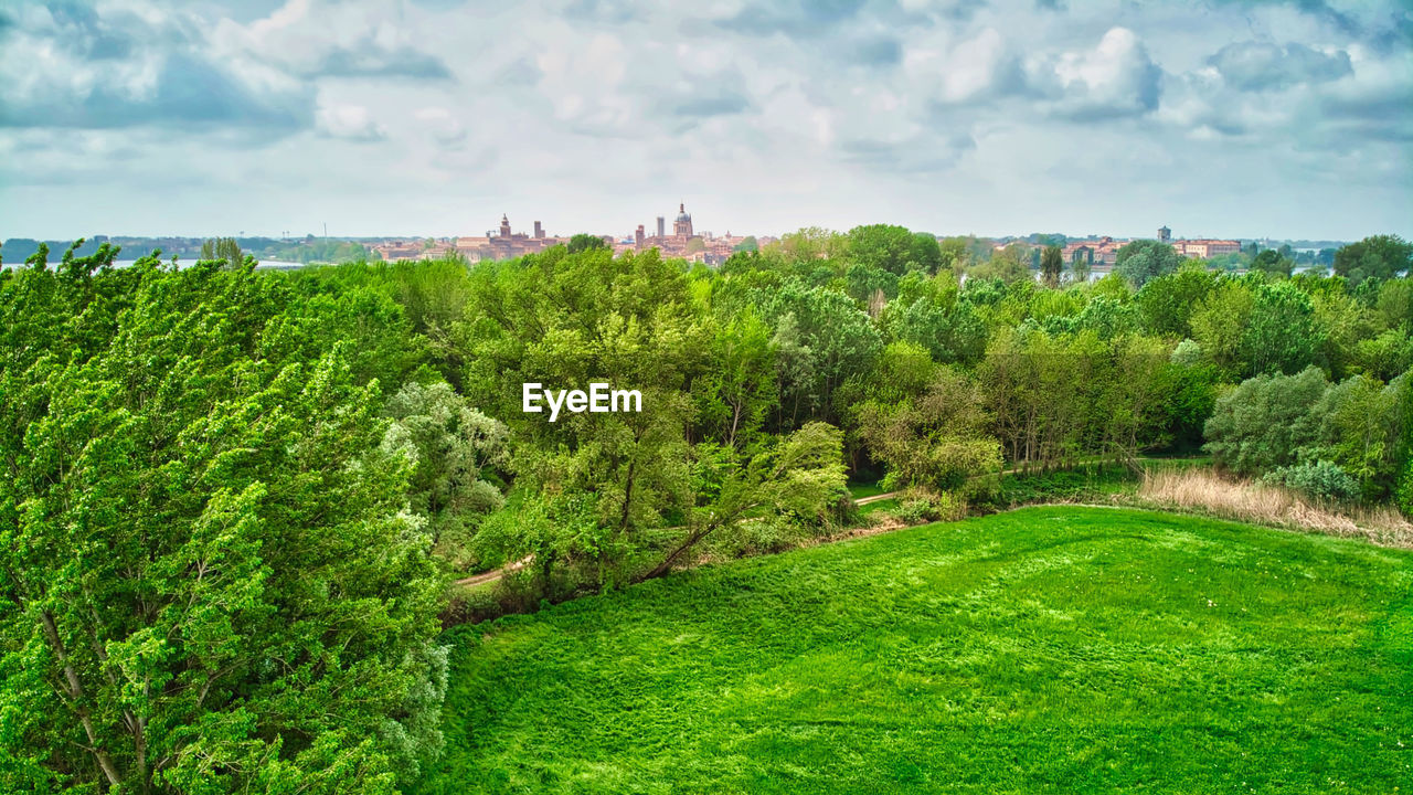 Scenic view of landscape against sky