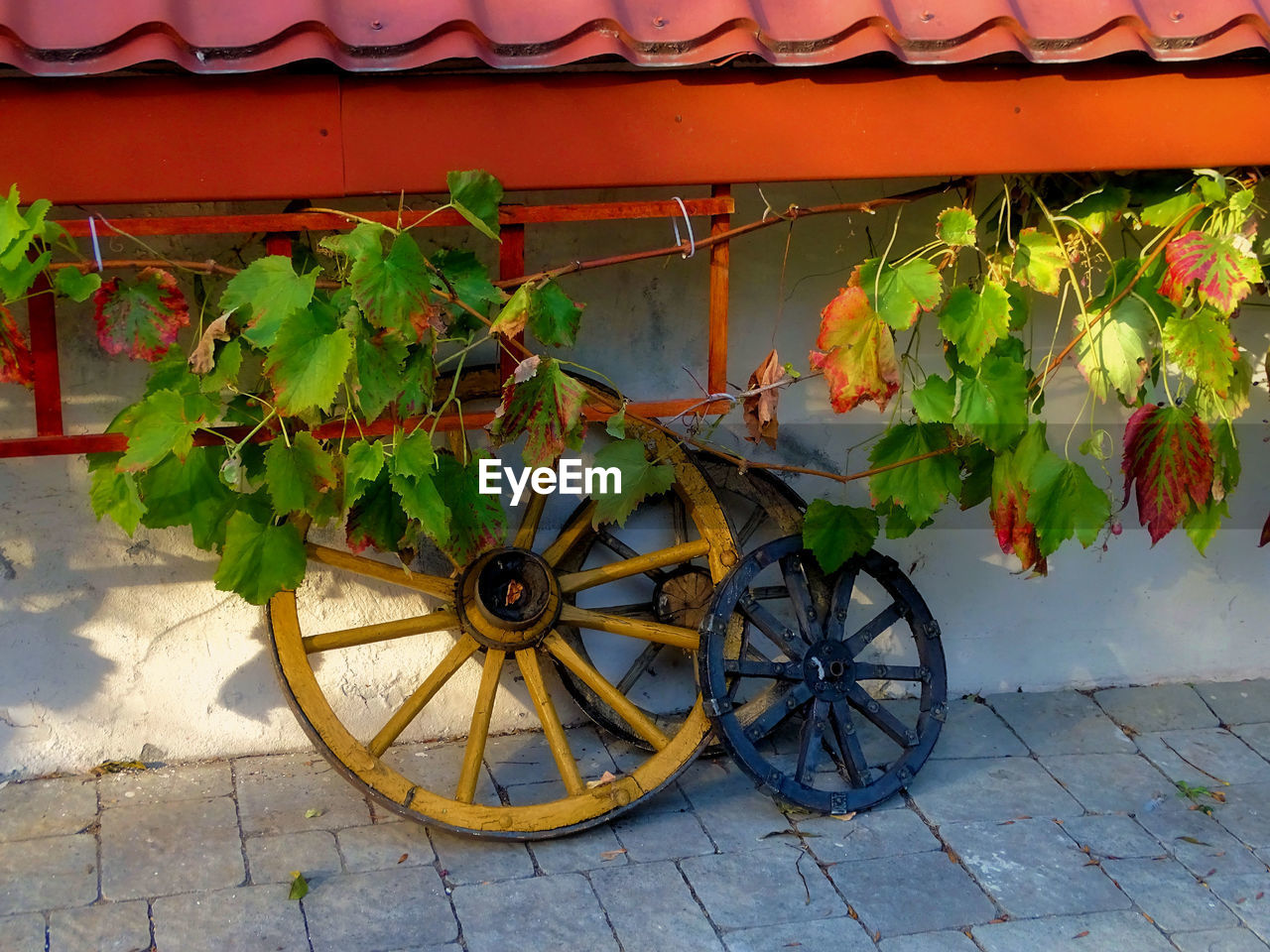 BICYCLE PARKED OUTSIDE HOUSE