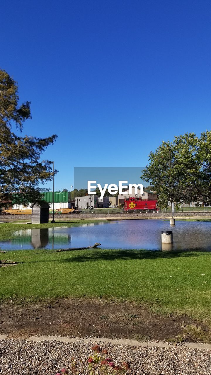 SCENIC VIEW OF FIELD AGAINST CLEAR SKY