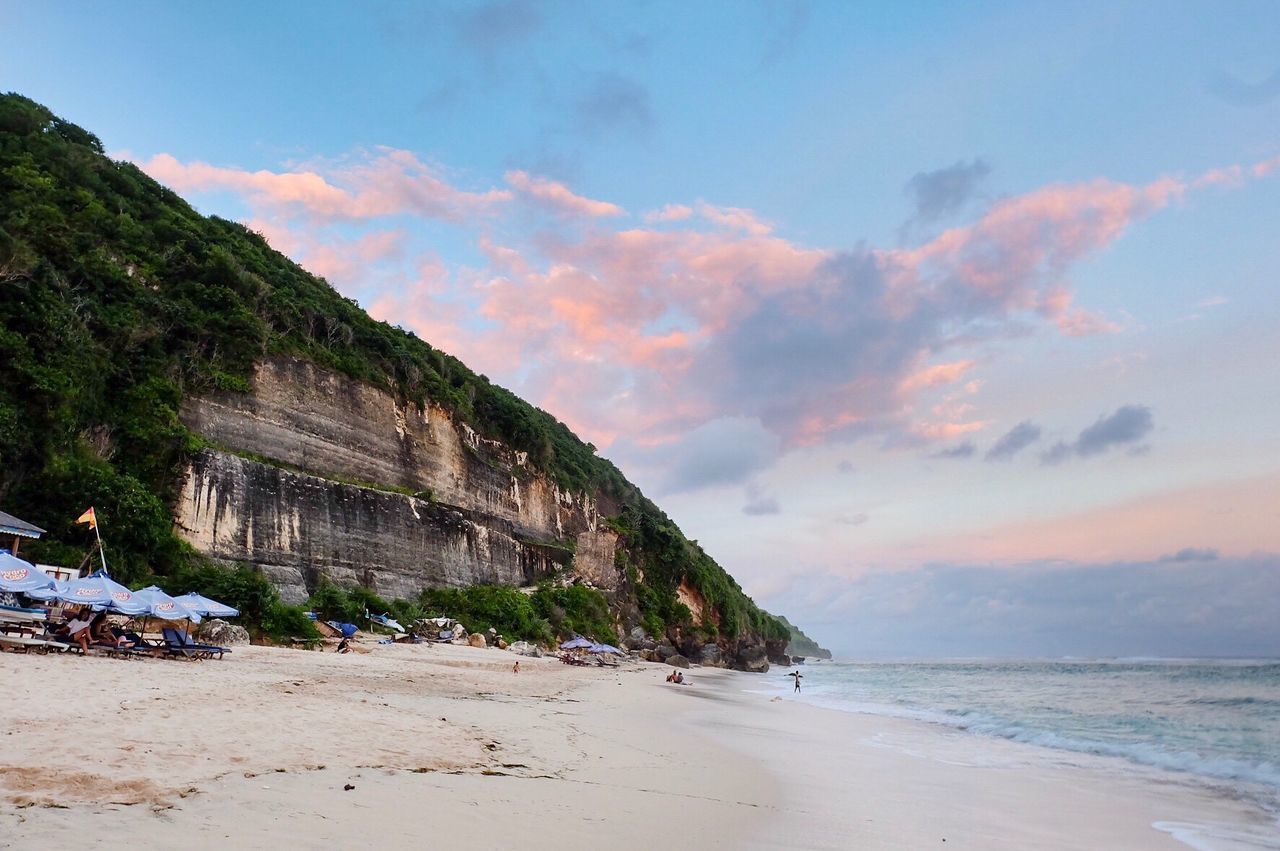 Scenic view of beach