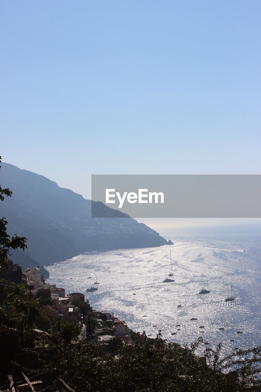 SCENIC VIEW OF BEACH AGAINST CLEAR SKY