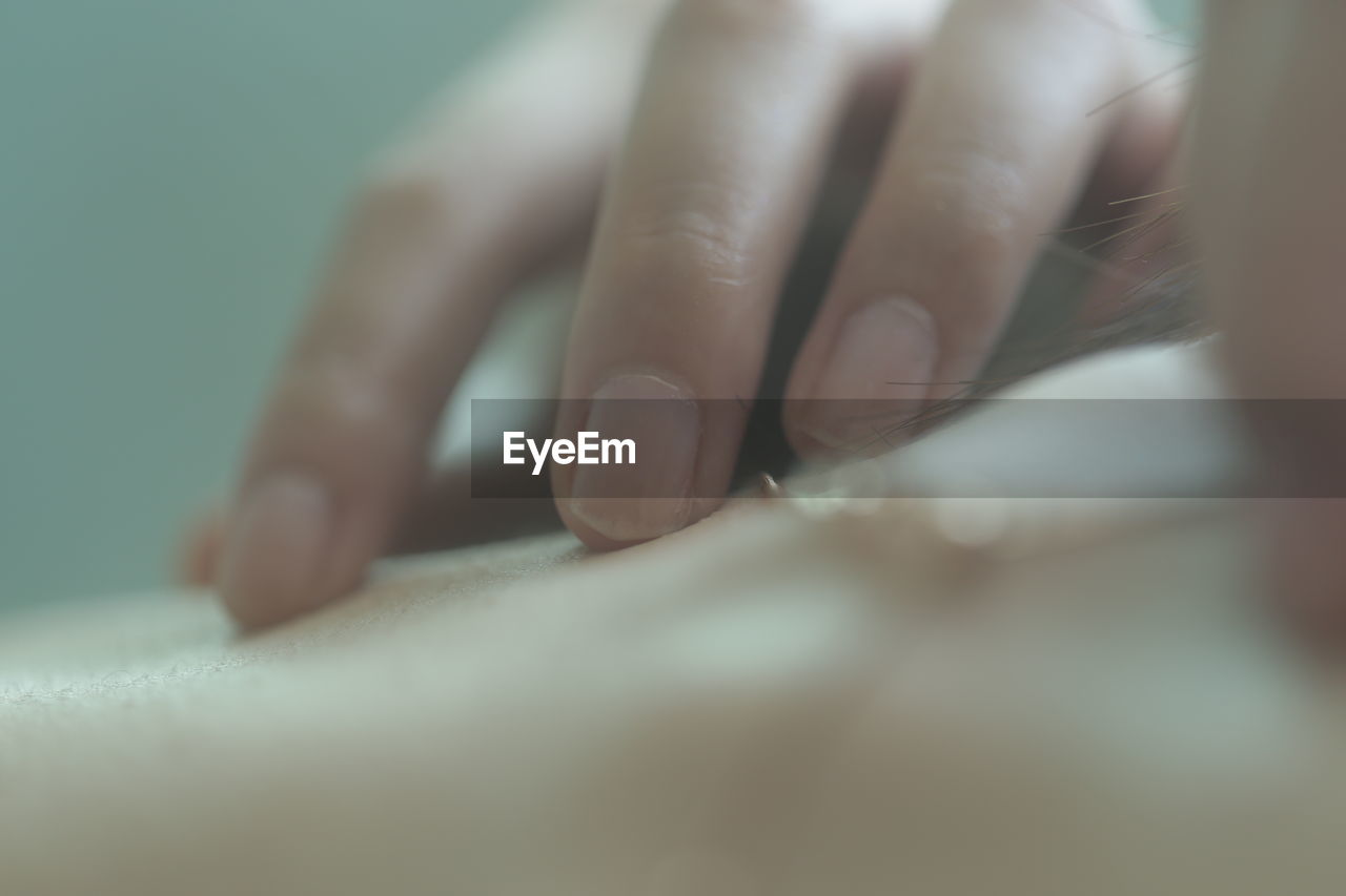 hand, finger, close-up, nail, skin, selective focus, indoors, one person, adult, manicure, limb, human leg, women, fingernail, writing