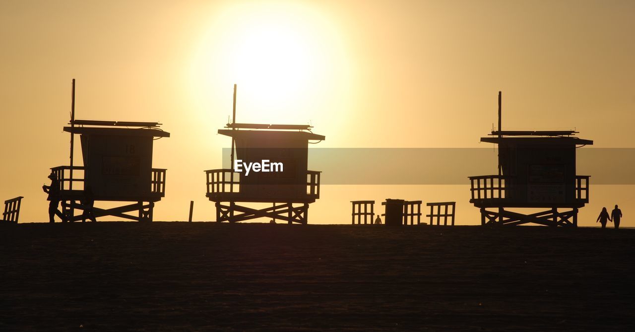 Sunset at venice beach