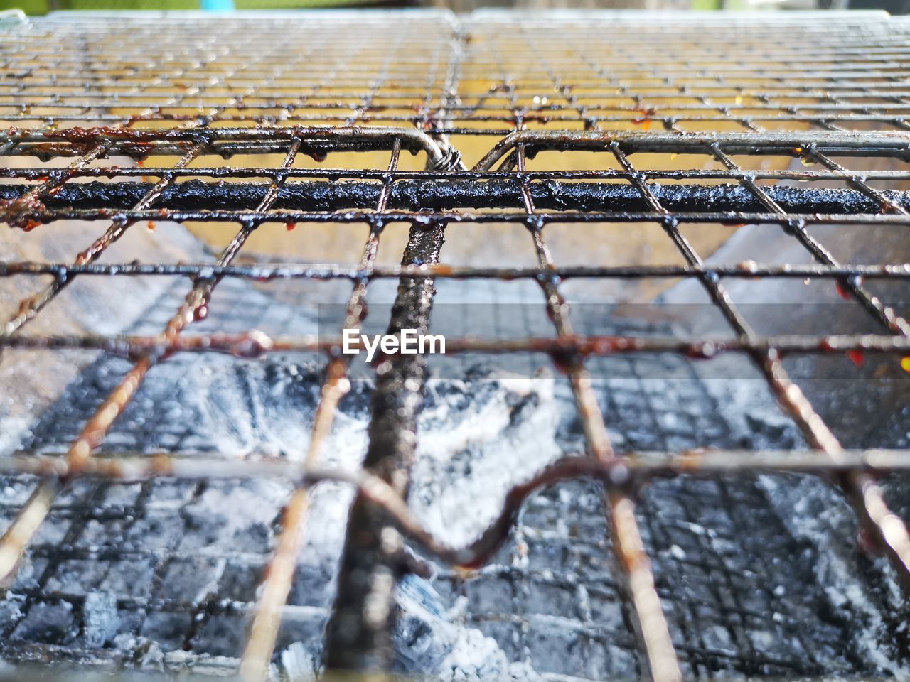 Full frame shot of metal grate