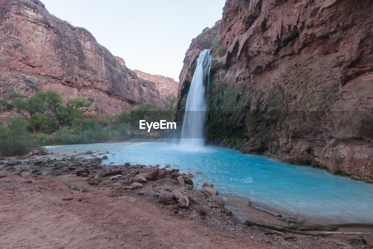 View of waterfall