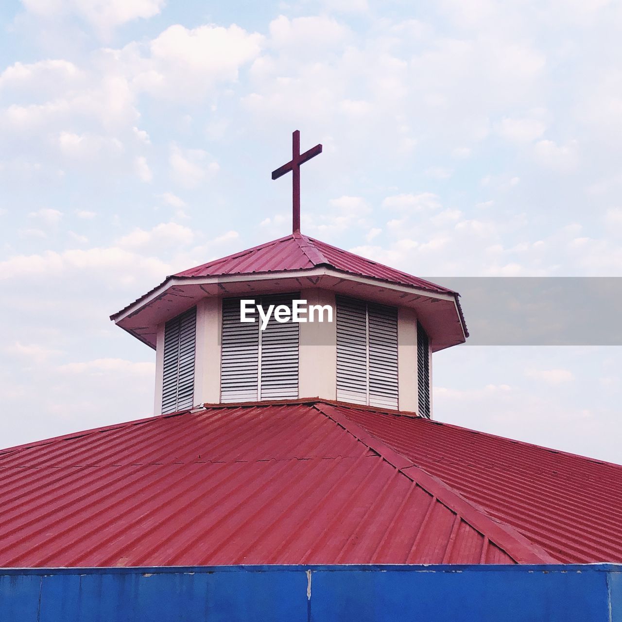 Low angle view of building against sky