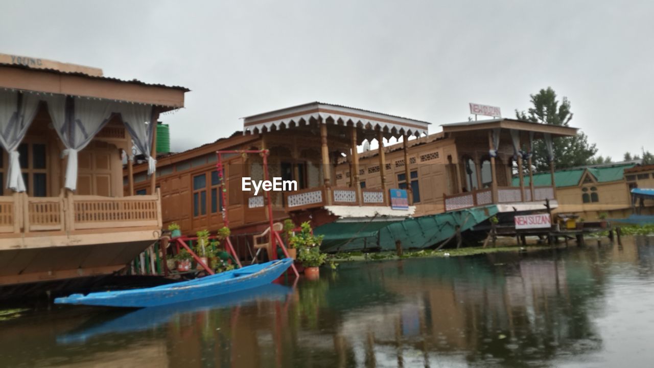 VIEW OF BOATS IN RIVER