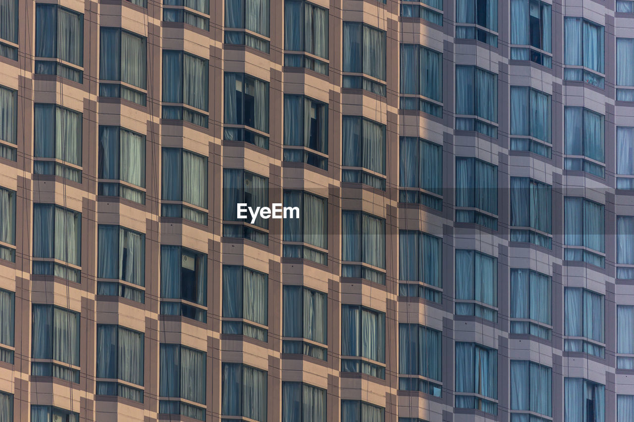 Low angle view of residential building