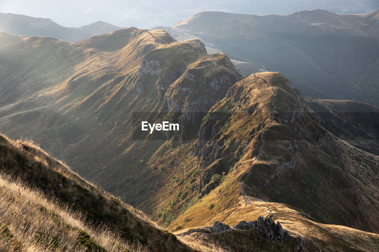 Scenic view of mountains