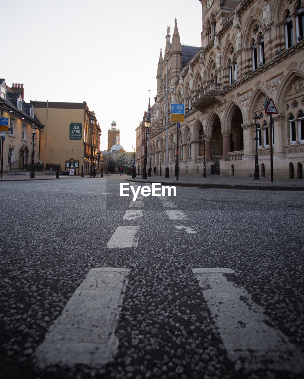 Street amidst buildings in city