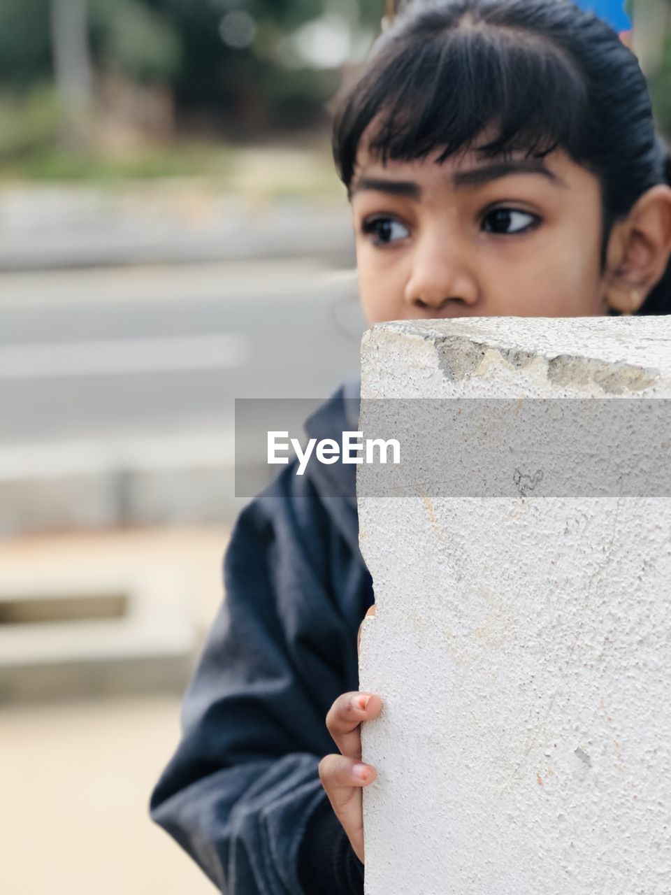 Close-up portrait of girl