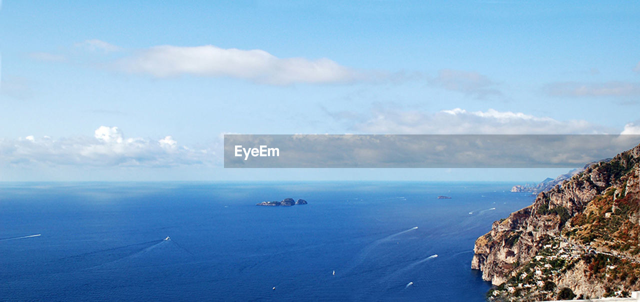 PANORAMIC SHOT OF SEA AGAINST SKY