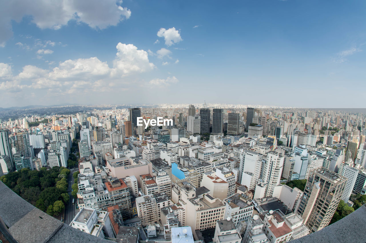 Aerial view of cityscape