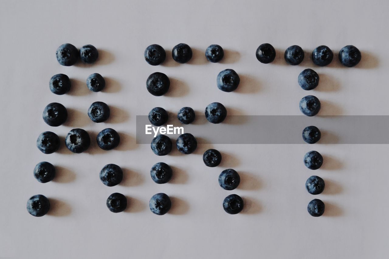 HIGH ANGLE VIEW OF BERRIES