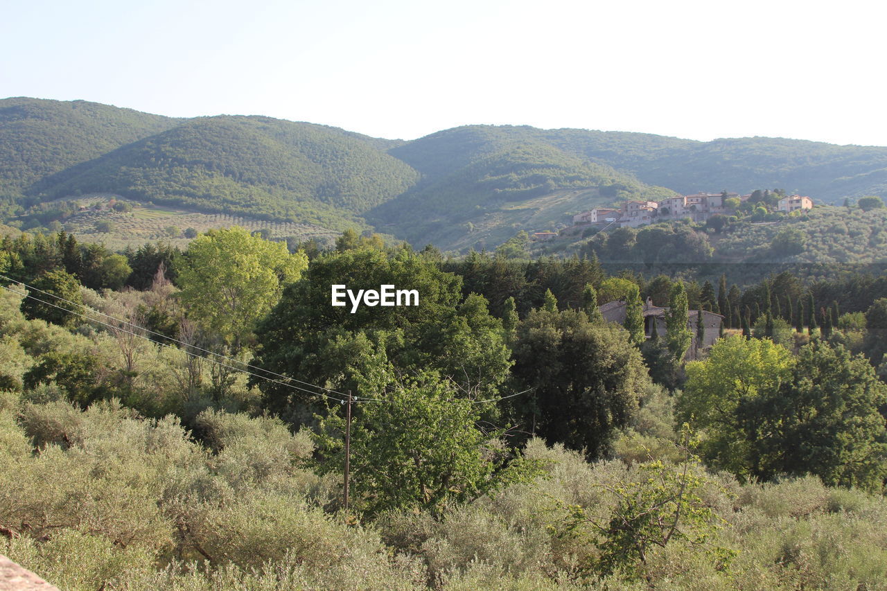 Scenic view of mountains