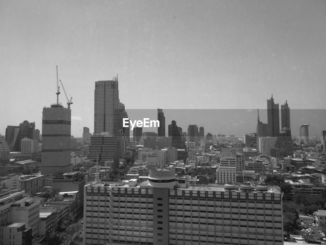 Buildings in city against sky