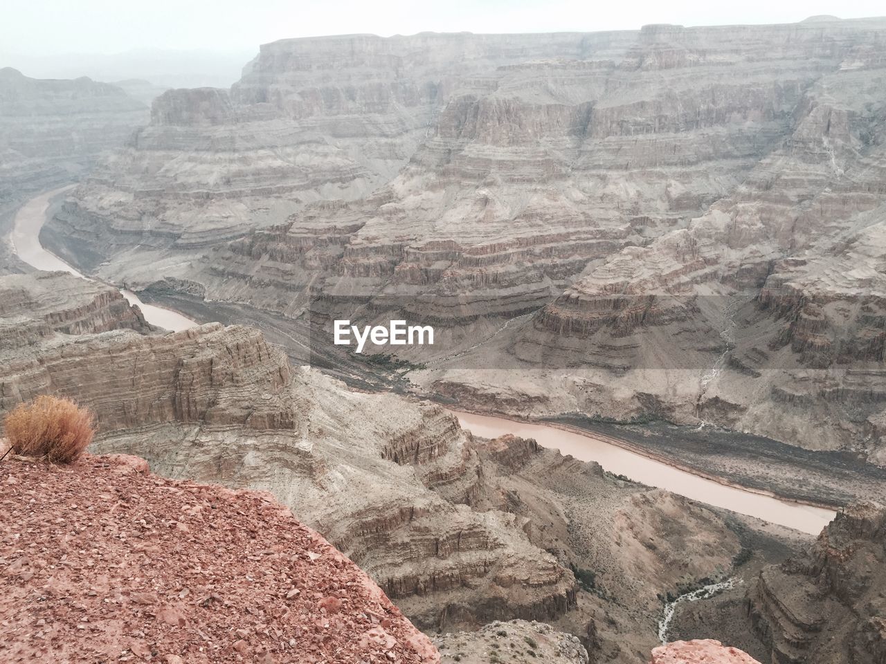 Scenic view of rock formations