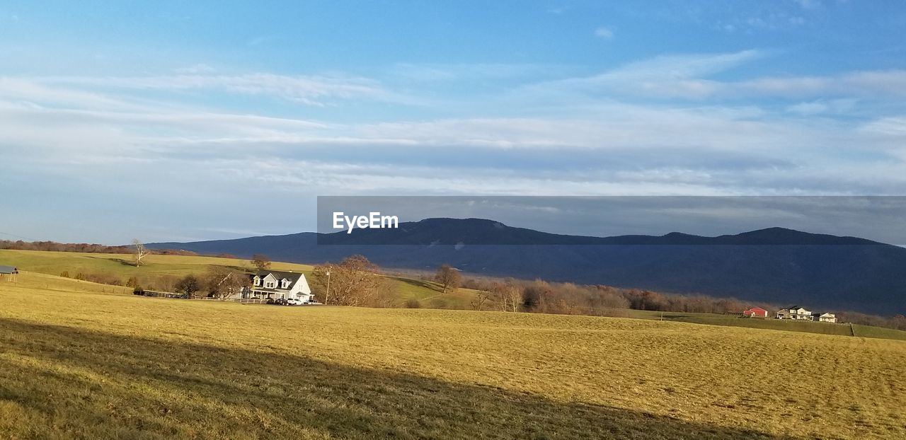 Blue majestic mountain farm