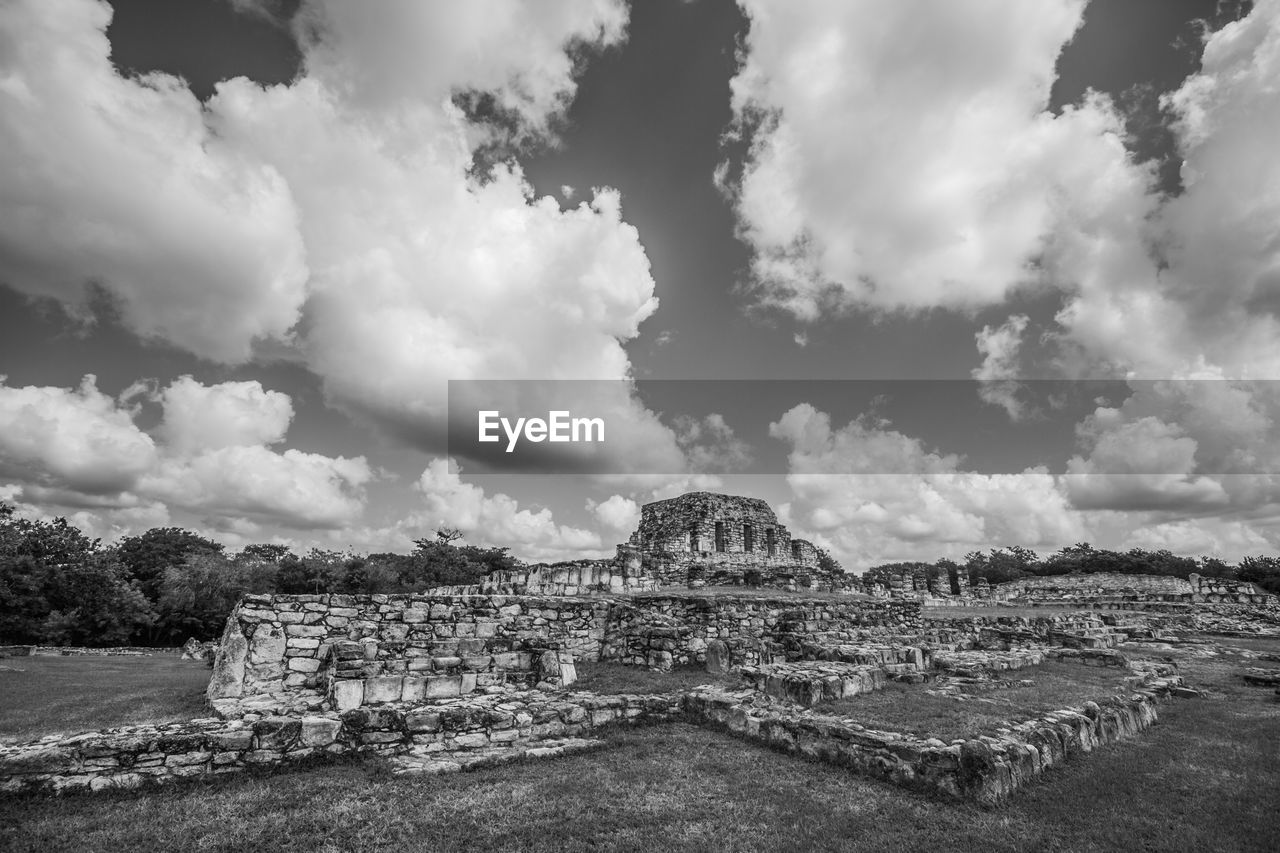 OLD RUINS AGAINST SKY