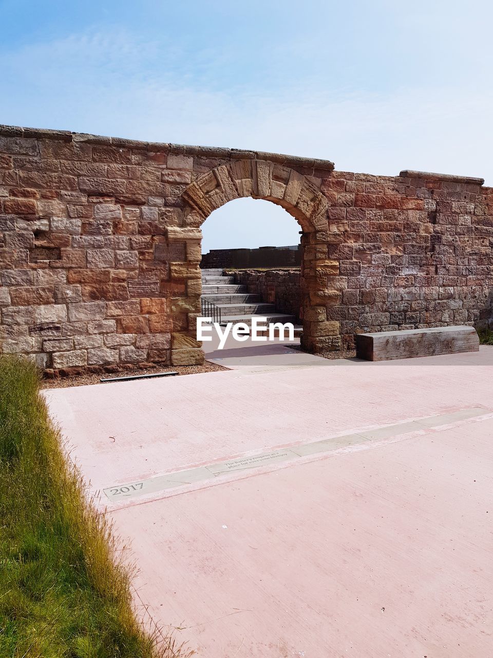 VIEW OF FORT AGAINST THE WALL