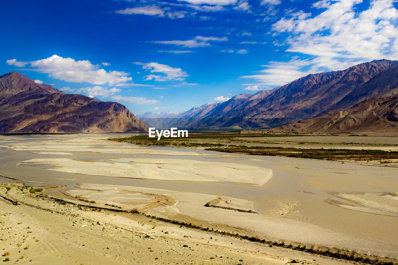 SCENIC VIEW OF DESERT LANDSCAPE AGAINST SKY