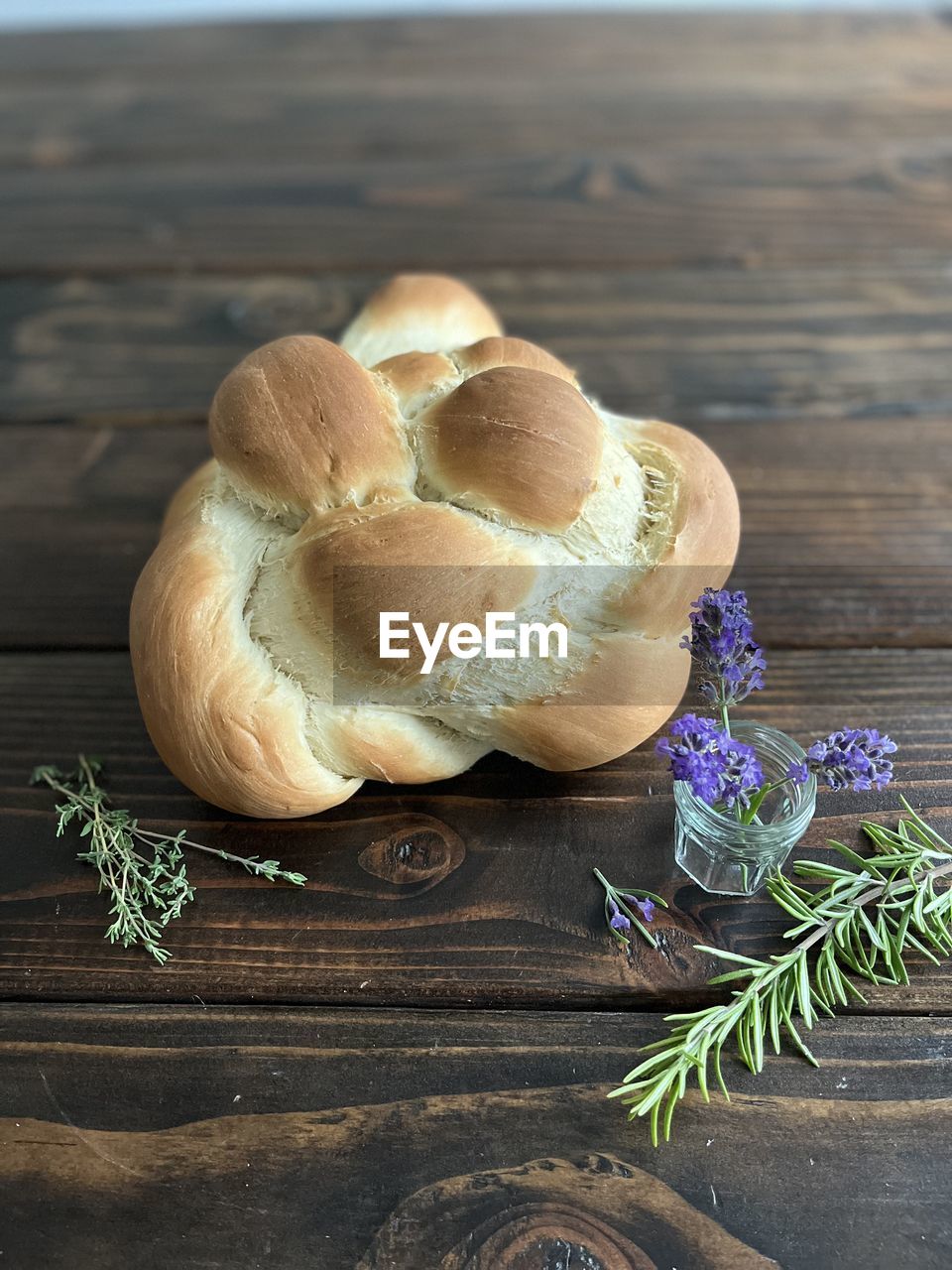 food and drink, food, wood, freshness, healthy eating, wellbeing, plant, table, bread, no people, still life, baked, nature, vegetable, indoors, herb, rustic, organic, high angle view, studio shot, ingredient, spice, flower, close-up