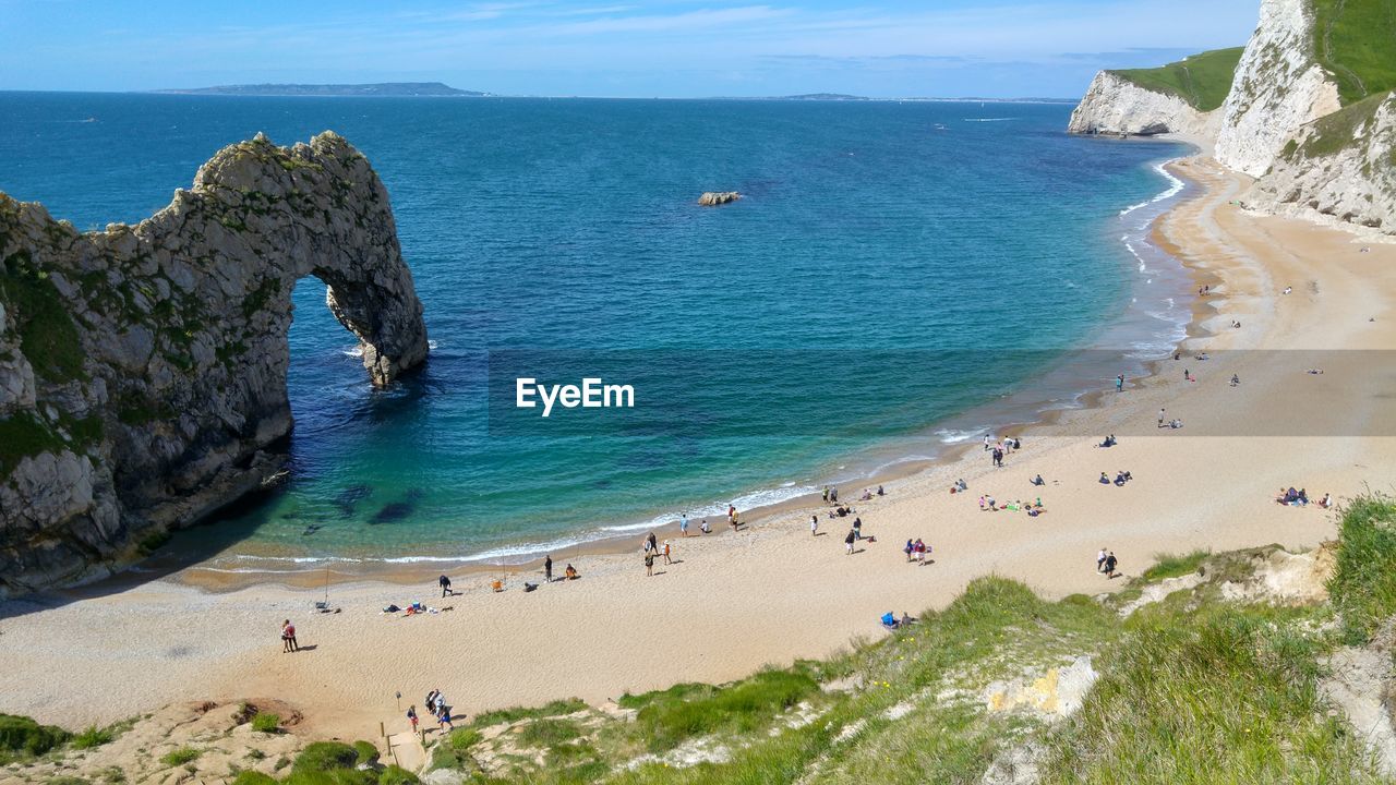 Durdle door on the jurassic coast, uk