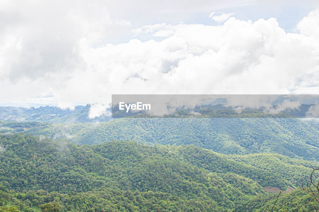 SCENIC VIEW OF LAND AGAINST CLOUDY SKY