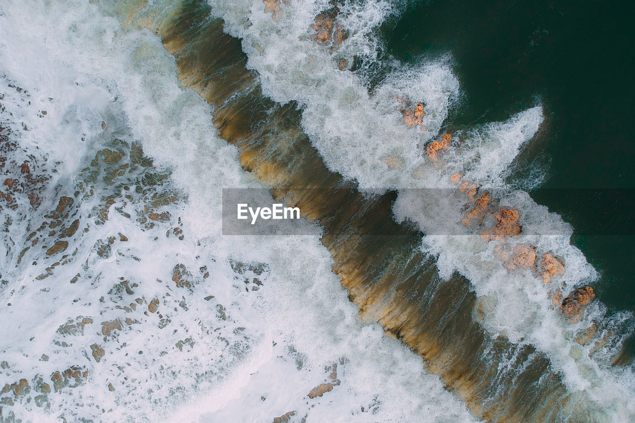 Aerial view of beach