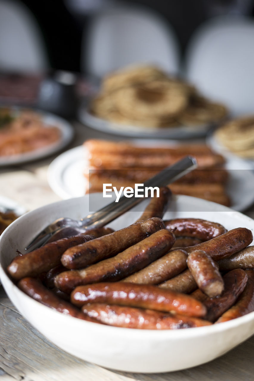 Close-up of food in plate