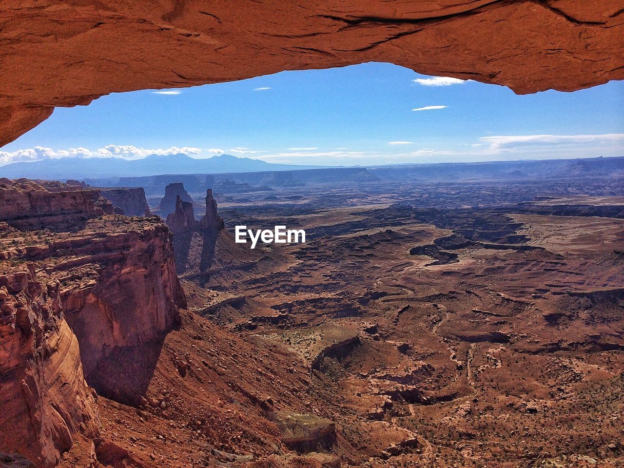 Aerial view of landscape