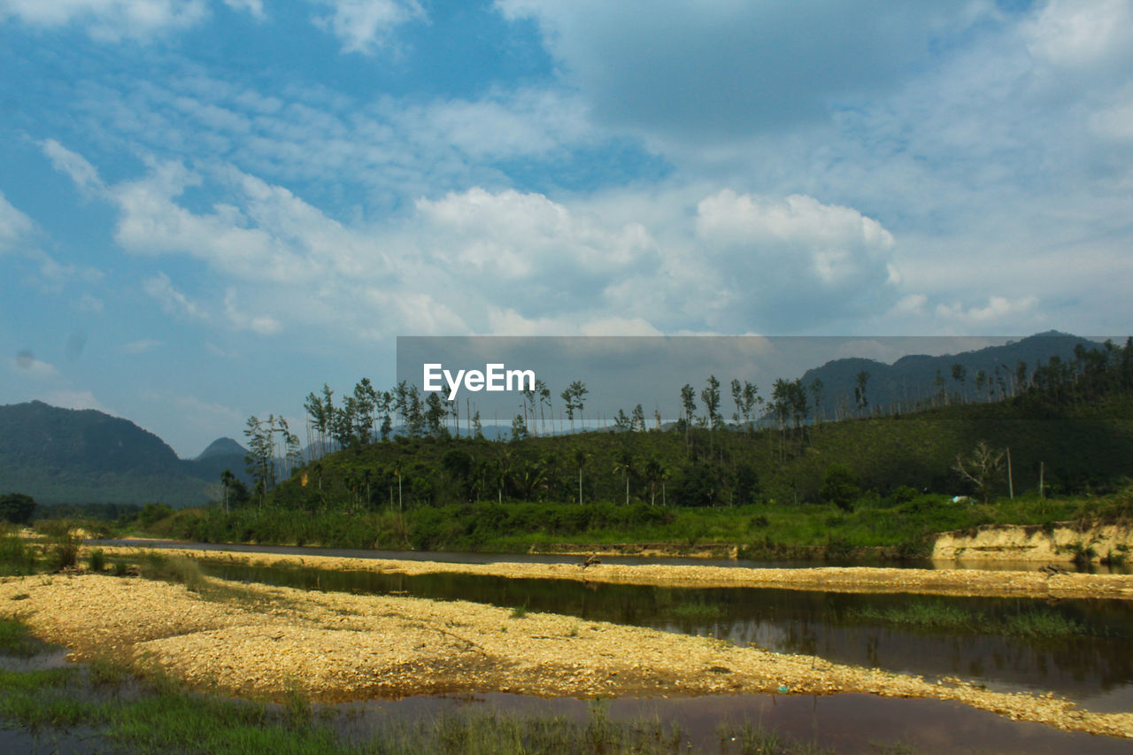 Scenic view of landscape against sky