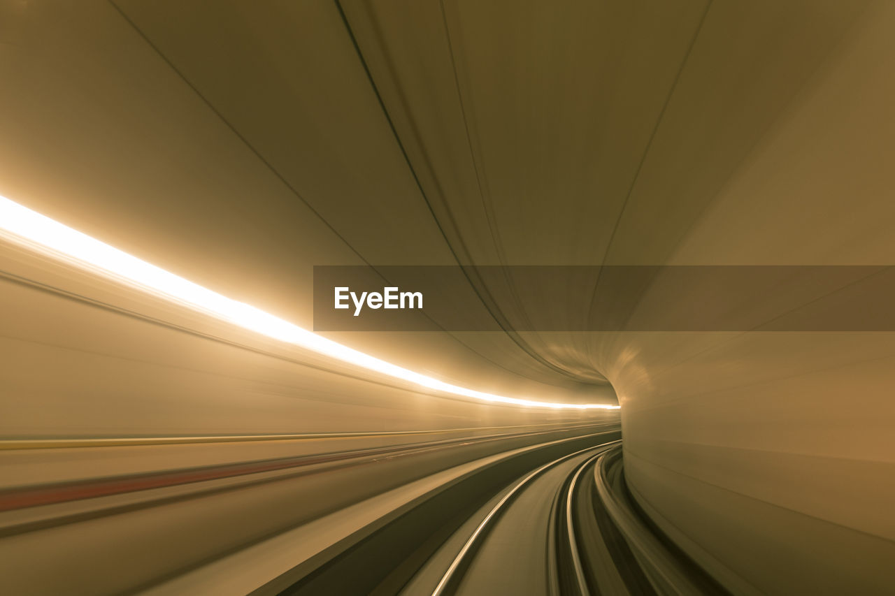 Travelling high speed in a  tunnel tube
