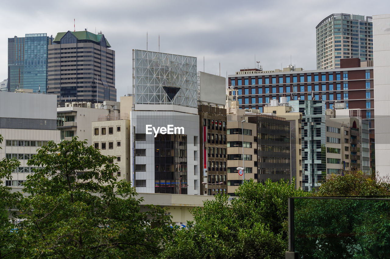 BUILDINGS AGAINST SKY