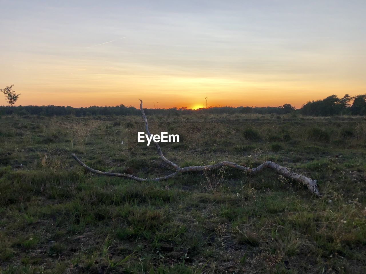 SCENIC VIEW OF LANDSCAPE AGAINST SKY DURING SUNSET