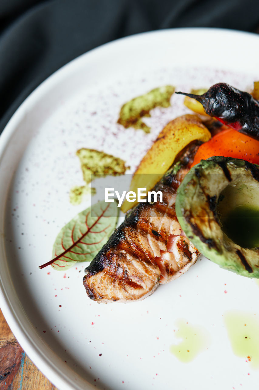 close-up of food served in plate