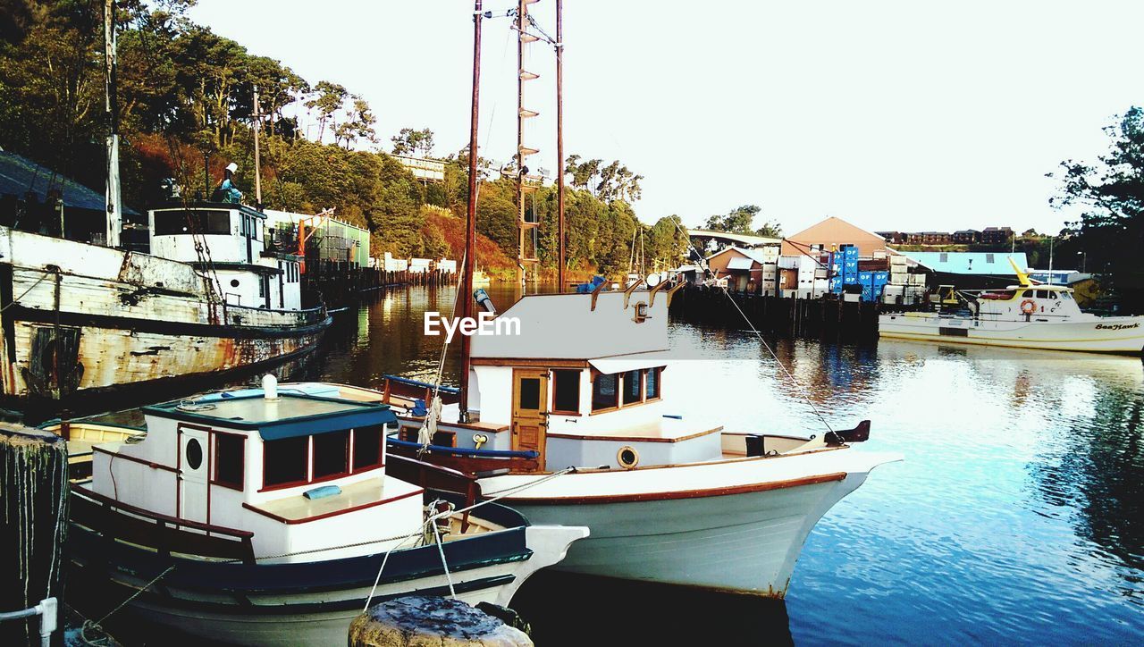 BOATS IN WATER