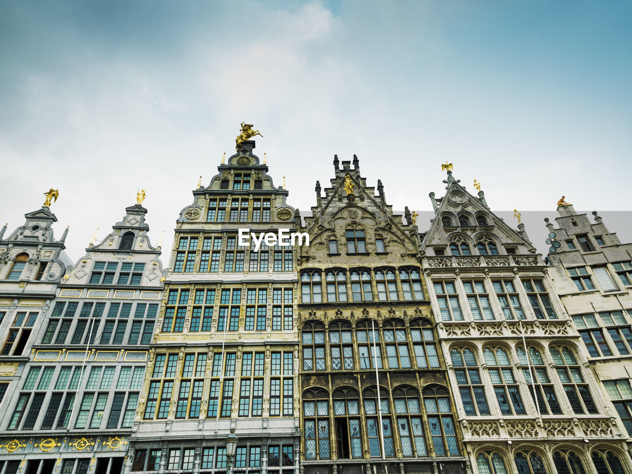 Grand market square in antwerp, belgium