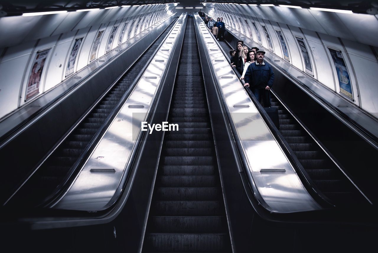 ELEVATED VIEW OF ESCALATOR