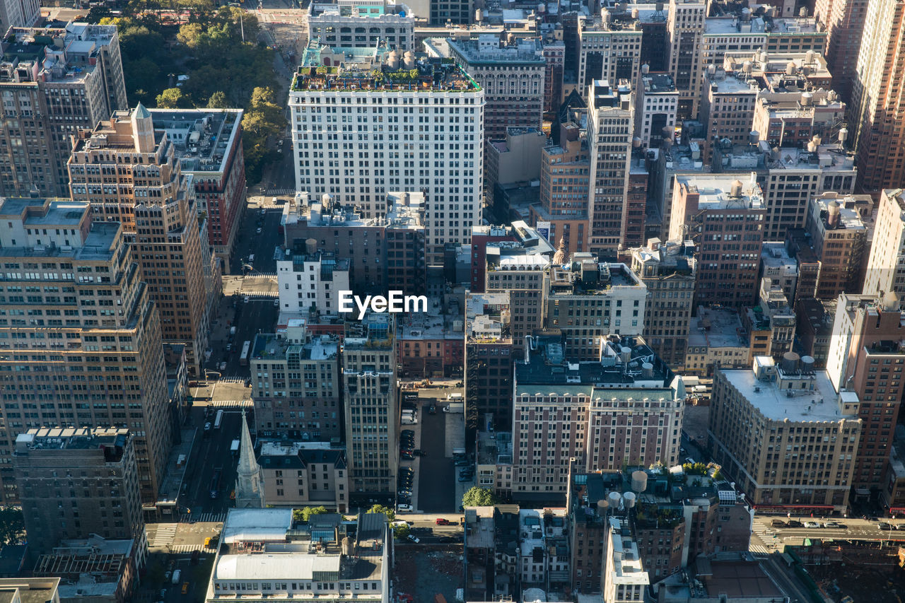 Aerial view of cityscape