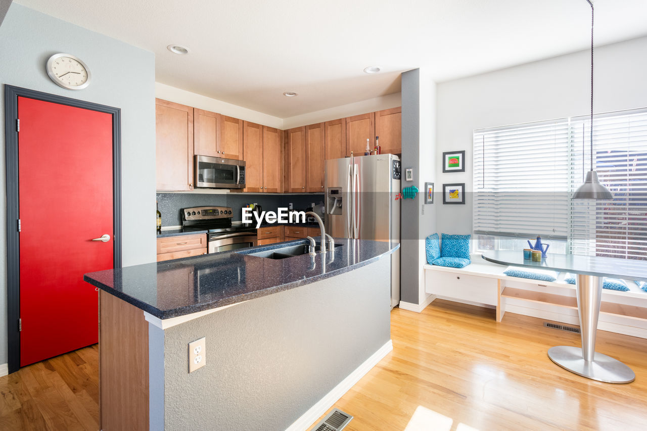 Interior of kitchen