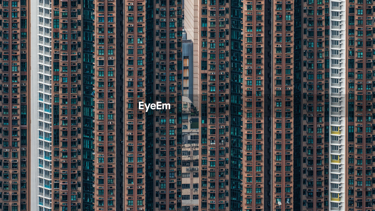 low angle view of skyscrapers