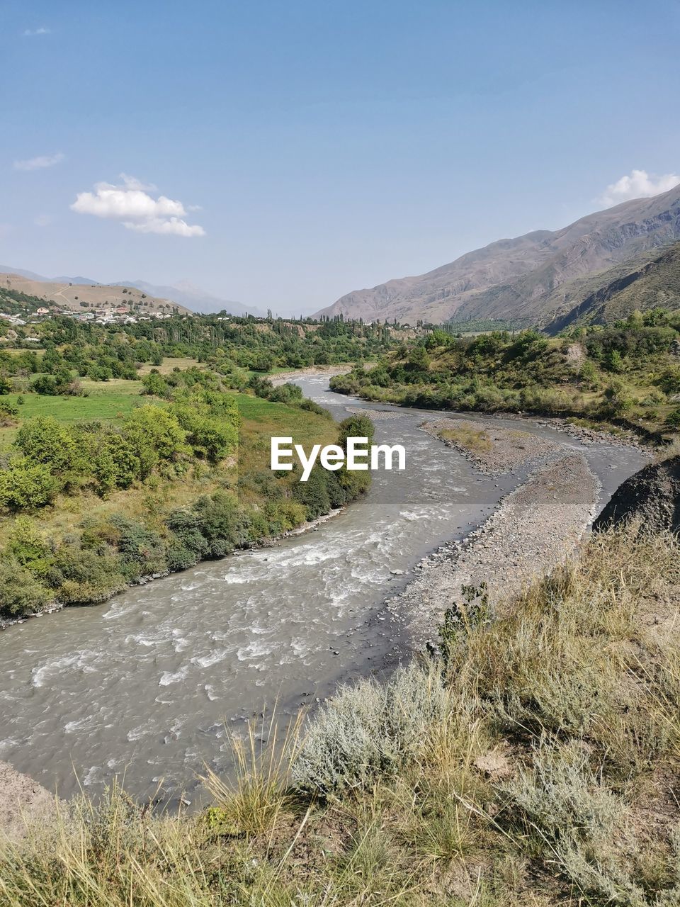 Scenic view of landscape against sky