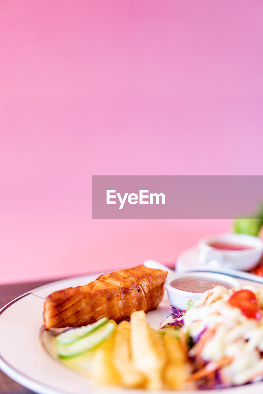 Close-up of food in plate