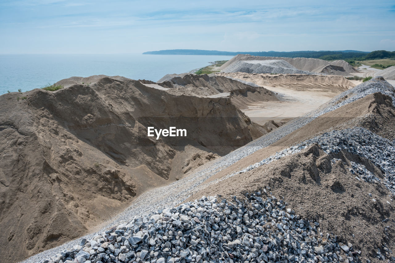 The gravel pit at glatved beach