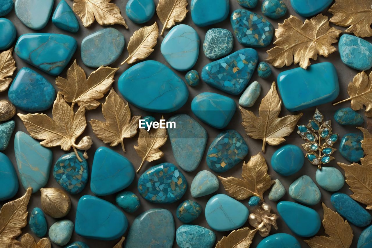 blue, turquoise, fashion accessory, jewellery, aqua, azure, green, gemstone, teal, large group of objects, full frame, no people, abundance, art, backgrounds, turquoise colored, stone, pattern, close-up, multi colored, jewelry, rock, crystal, nature, mineral