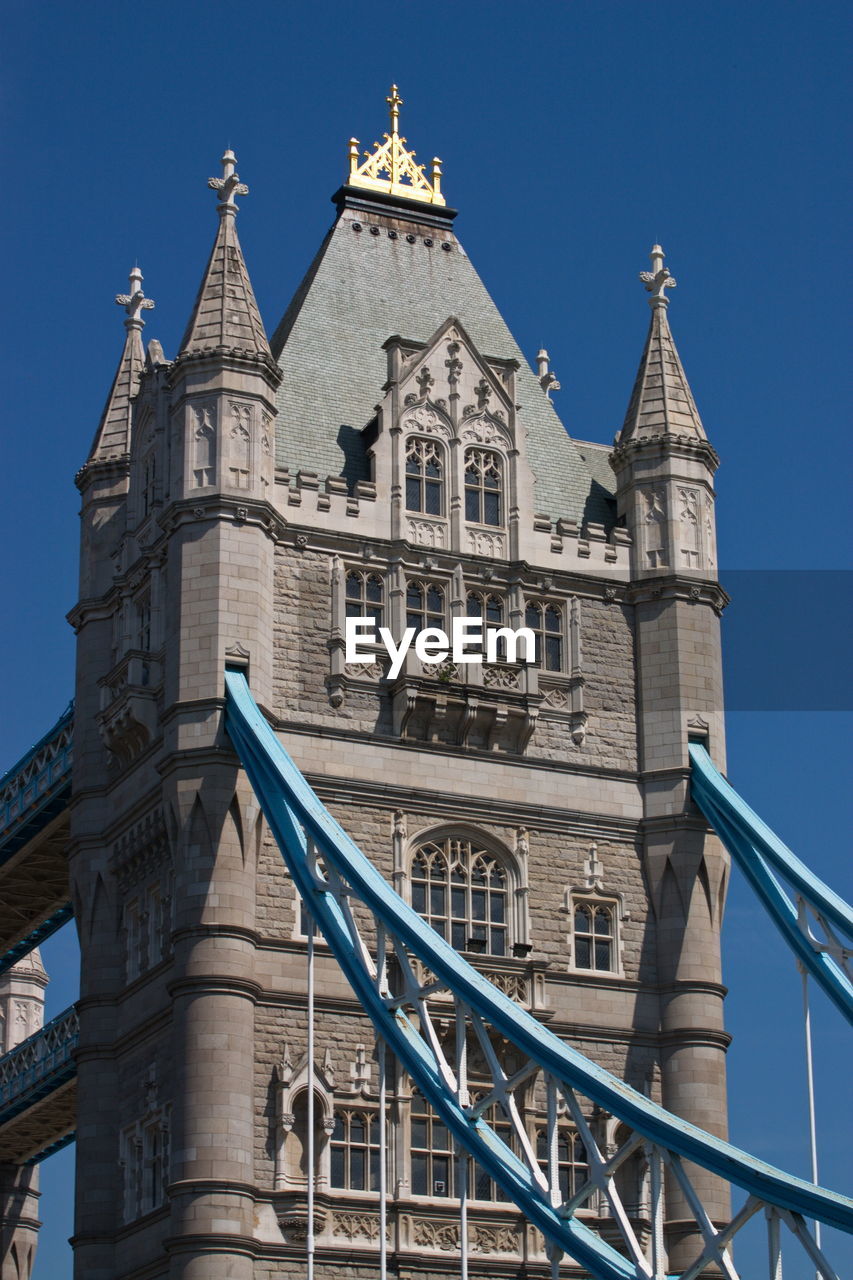 Detail of tower bridge, london, united kingdom.