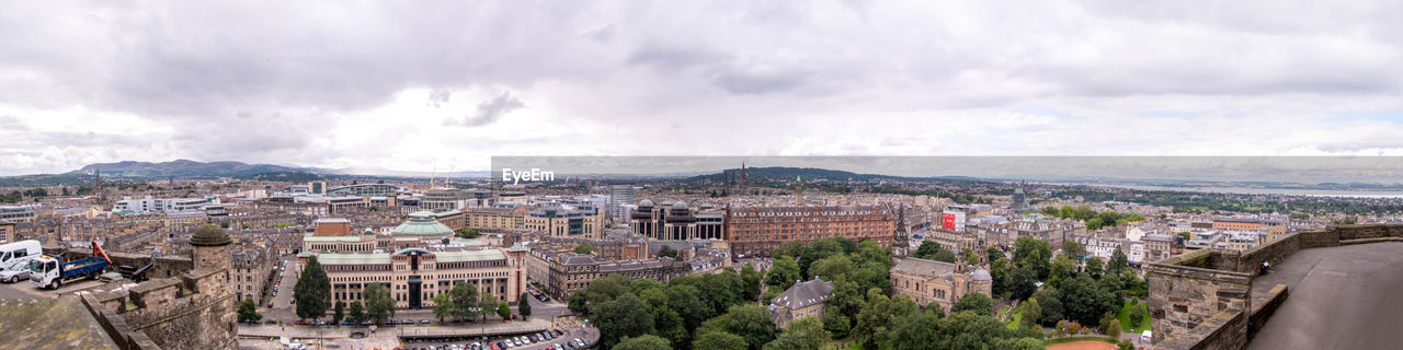 PANORAMIC VIEW OF TOWNSCAPE AGAINST SKY